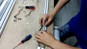 Изменение закрытия: раздвижного карниза - двойной центр