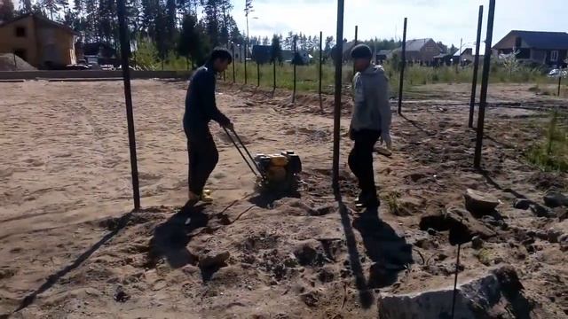 Как я строил дом( виброплита) смотреть онлайн