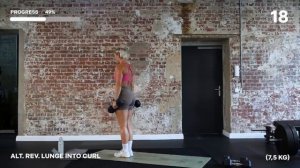 40 MIN FULL BODY CRUSHER _ Strength and Conditioning _ With Weights _ With Repeat _ Dumbbell