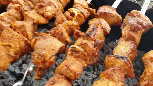 #свинная шея #люлякебаб #крылья #природа Шашлык как он есть!!!