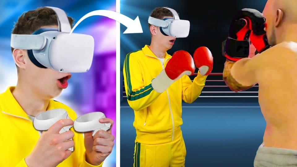Это БУДУЩЕЕ VR игр! **3D игры в реальной жизни ** VR OCULUS QUEST 2 смотреть онлайн