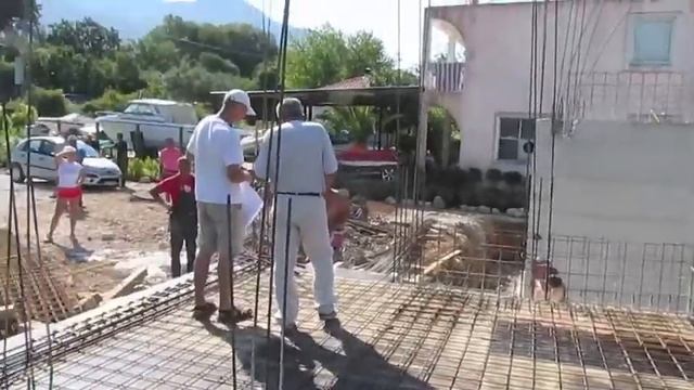 Радановичи-1, проверка монтажа арматуры основы 1 этажа, 03.06.2013 смотреть онлайн