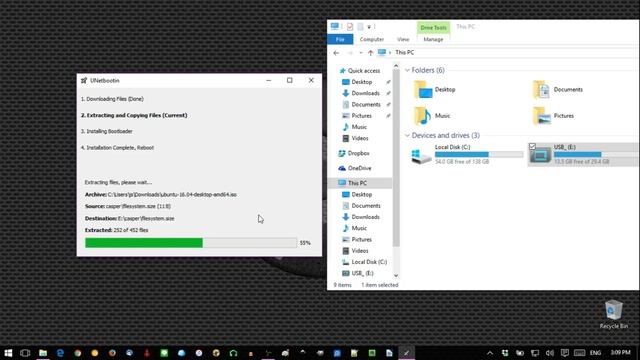 03 Ubuntu via unetbootin смотреть онлайн
