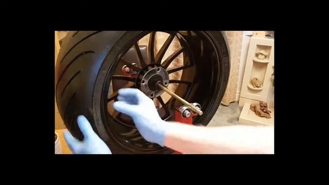 Ducati Diavel Wheel Balancing and Re fitting смотреть онлайн