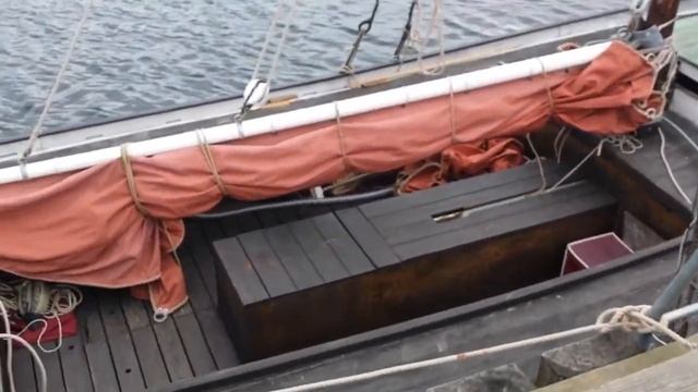 Viking's ship in Roskilde harbour смотреть онлайн
