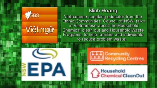 SBS Radio. Vietnamese. How to get rid of household chemicals and other waste смотреть онлайн