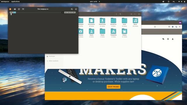 Pop!_OS Trackpad Gestures — Switching Windows смотреть онлайн
