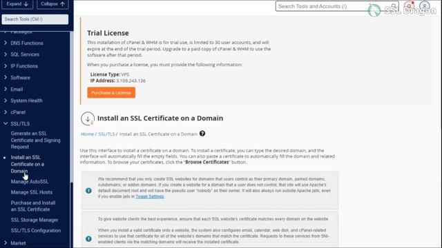 How to Install an SSL certificate on cPanel / WHM on CentOS | SSL Dragon смотреть онлайн