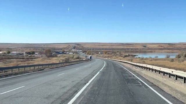 Виды по дороге от Саратова до Волгограда смотреть онлайн