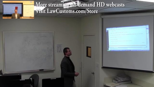 April 2013 Customs Broker License Examination Preparation Class 8 Part 3 смотреть онлайн