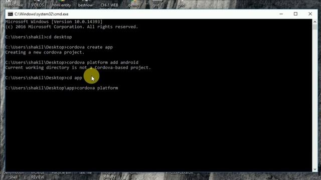 Create First Mobile App Development Tutorial Using Cordova Framework Part 3 смотреть онлайн