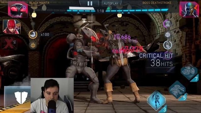 Killing Heroic 2 Deathstroke And Getting Swamp Thing To 7 Stars Injustice 2 Mobile смотреть онлайн