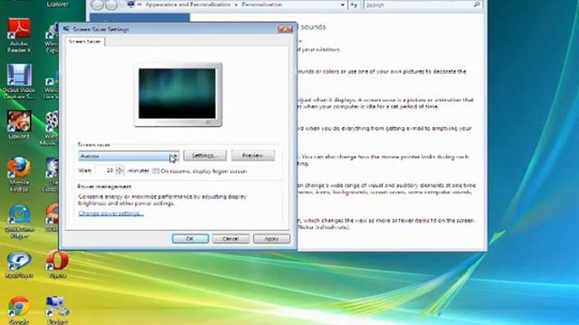 Vista Ultimate - Changing the Screen Saver смотреть онлайн