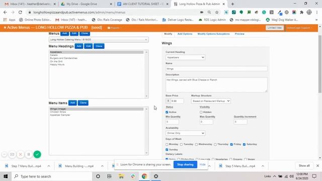 Extra Menu Building Tips 86'd items Custom Hours ex Happy Hours ActiveMenus смотреть онлайн