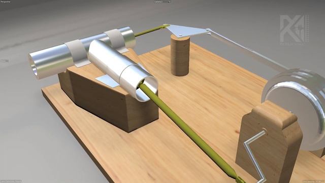 Steam Engine 3d Model  [3D модель парового двигателя]