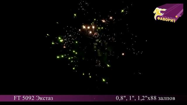 Батарея салютов 'Экстаз' FT 5092 смотреть онлайн