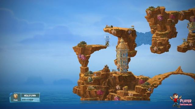 [Review] Worms W.M.D Brimstone Gameplay Video Full HD | Player Frip2gameOrg смотреть онлайн