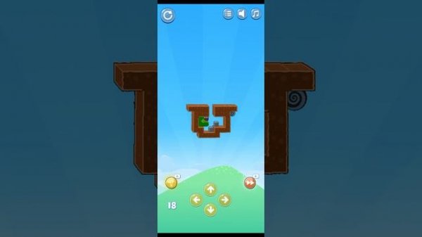 Snake worm apple game - Snake worm apple level 20