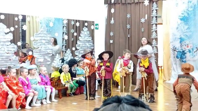 Подготовительная группа Лучики. Новогоднее выступление. 2023 г смотреть онлайн