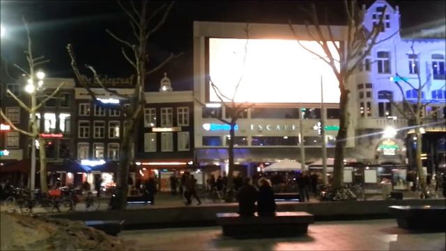 Амстердам, площадь Рембрандта, Rembrandtplein смотреть онлайн