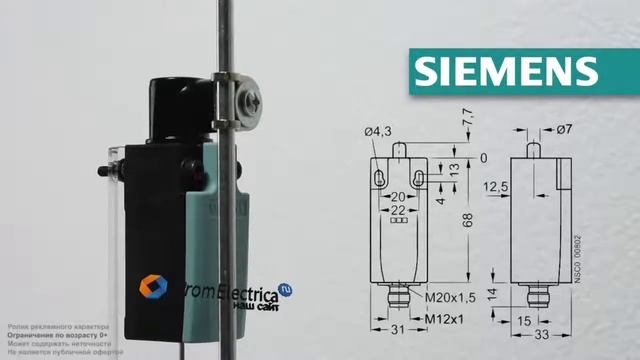 3SE5214-0BC05-1AC5 NO+NC инерц M12 5pin + 3SE5000-0AA82 смотреть онлайн