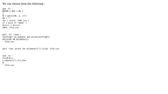 Unix & Linux: How to capture string from csv line that comes after specific word? (6 Solutions!!) смотреть онлайн
