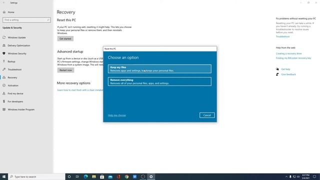 How to Reset Windows 10 to Factory Settings Without Losing Files смотреть онлайн