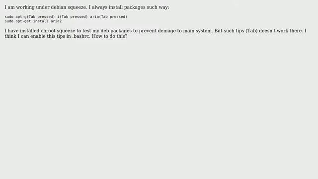 How do I enable tab tips in Bash? смотреть онлайн