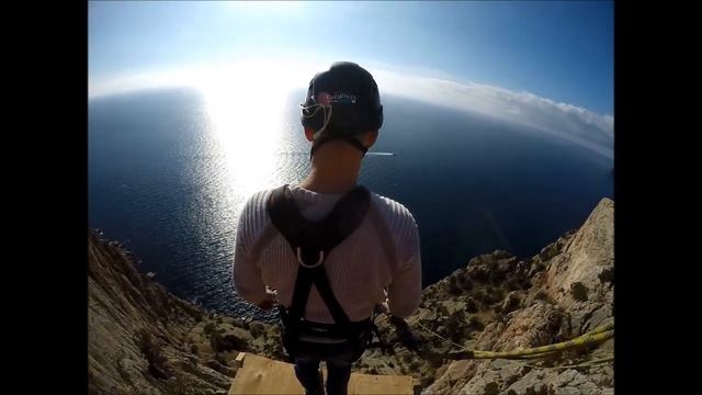 Экстрим! Захватывающие ощущения! Адреналин.Прыжки с веревкой в Крыму Jump&Fly смотреть онлайн