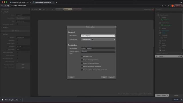 Exporting to Debug APK in Construct 3 смотреть онлайн