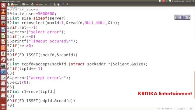 i/o multiplexing in socket programming | select function in socket programming смотреть онлайн