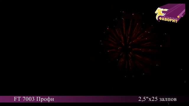 Батарея салютов 'Профи' FT 7003 смотреть онлайн