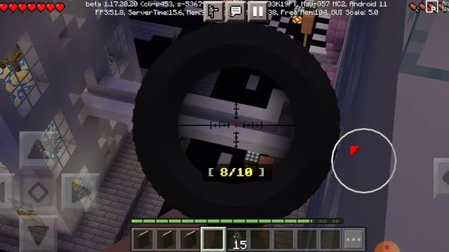 Снайпера в MCPE Майнкрафт смотреть онлайн
