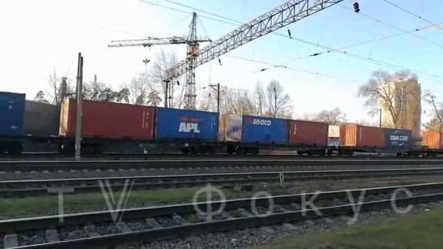 Железнодорожная станция Святошин. Киев. Украина. 5.12.2019 г.