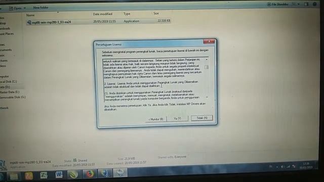 GAMPANG BANGET !! Tutorial Instal Printer Canon MP287 (Canon Pixma + Scan) смотреть онлайн