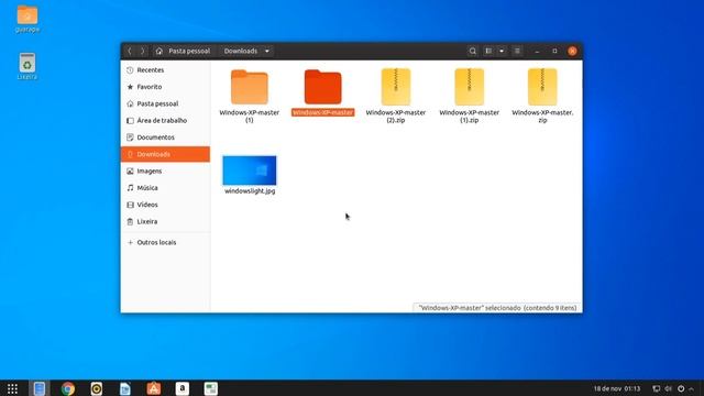 UBUNTU COM O TEMA DO WINDOWS XP? смотреть онлайн