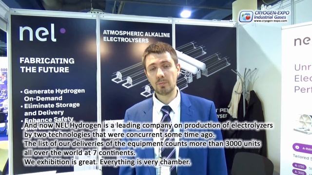 Evgeniy Volkov (Policom, Ltd / Russia) About 17th Cryogen-Expo. Industrial Gases - 2018 Exhibition