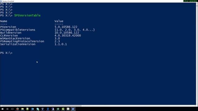 How To get Powershell version смотреть онлайн