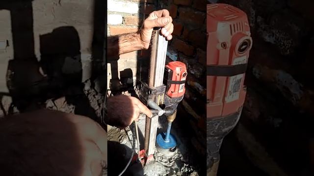 How To Hole In Concrete| AIRCONDITIONER| Hole Diamond Core Bit Drilling 5
