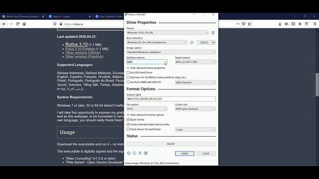 Bootable pendrive MBR GPT issue resolved in rufus смотреть онлайн