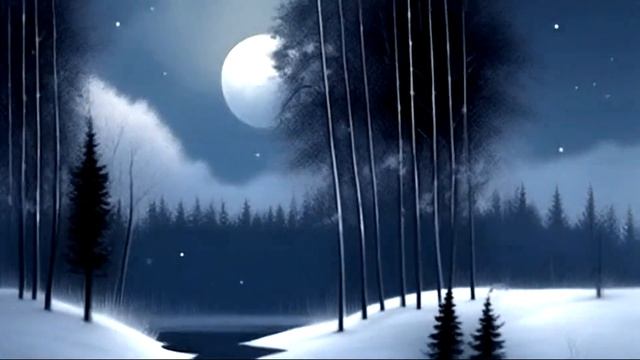 #нейросетьвидео В зимнем лесу смотреть онлайн