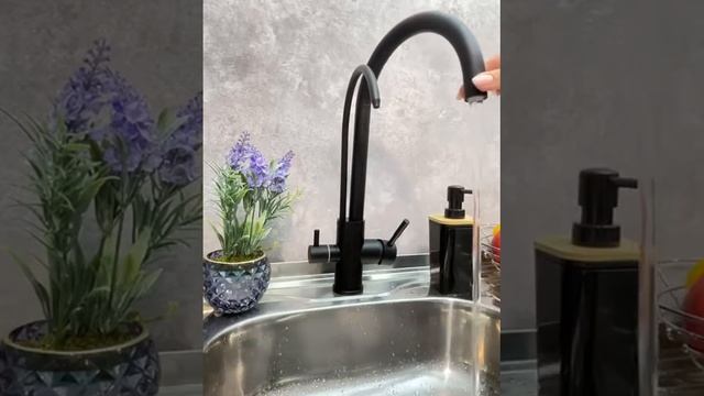 Смеситель для кухни с подключением к фильтру с питьевой водой Hansen HN15090-C смотреть онлайн