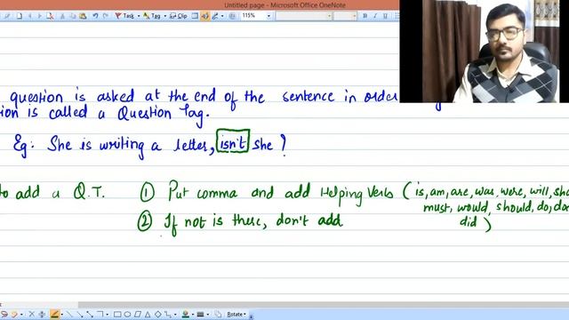 Standard 10 English Ch 11 Q&A And Grammar Question Tag Part 1