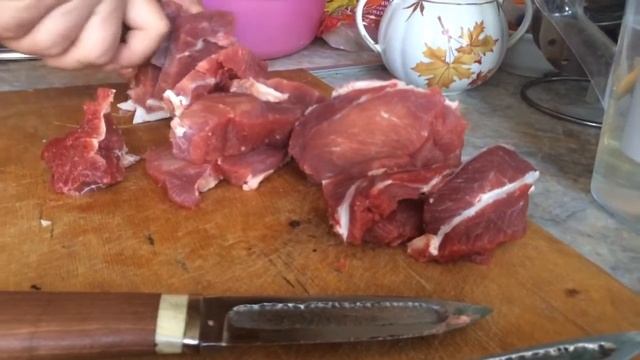 Якутские ножи рез по мясу