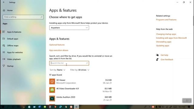 How to Uninstall Programs in Windows 10 | Uninstall Apps on Windows 10 смотреть онлайн
