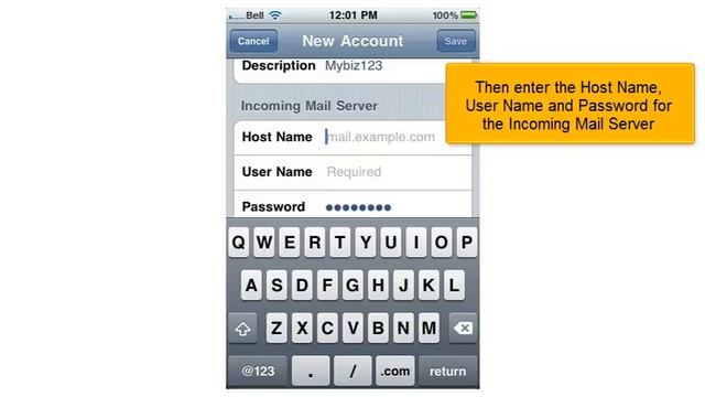 Configuring a POP email account in iPhone смотреть онлайн