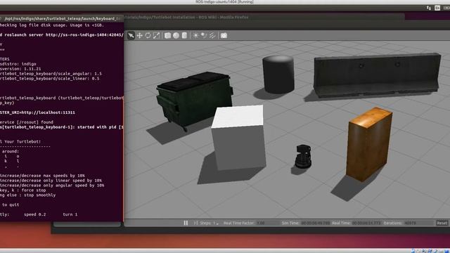 turtlebot demo on ubuntu 1404 ROS indigo смотреть онлайн