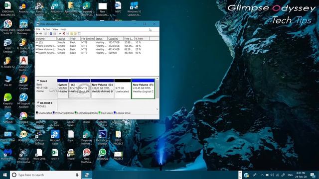How to Extend C:Drive space without formatting/loosing data ;Windows 10,8,7 смотреть онлайн
