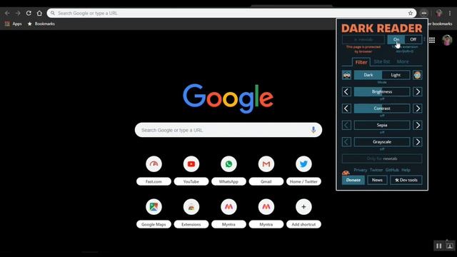 Dark Mode in Chrome Browser for any version | 2019 смотреть онлайн