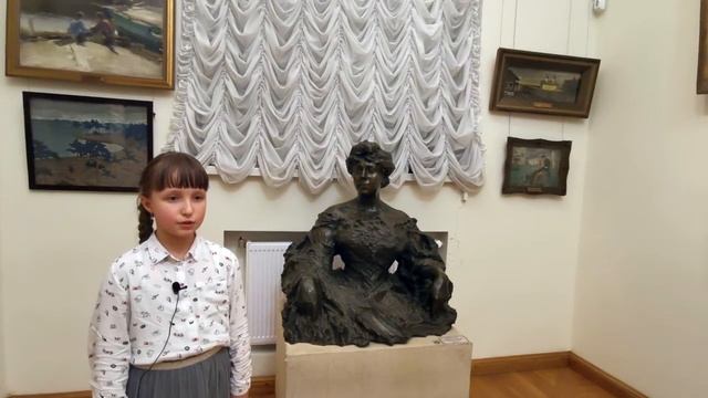 П.П. Трубецкой. Портрет неизвестной. Экскурсию ведет: Василиса Румянцева, 9 лет смотреть онлайн